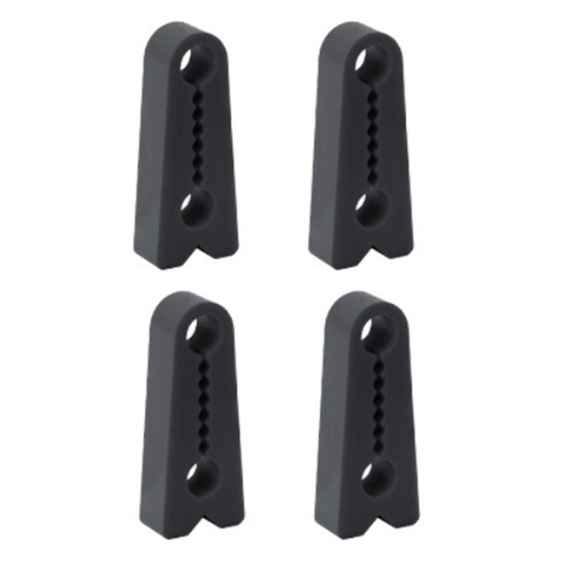 

4pcs Silicone Car Door Shock Absorbing Pads Reduce Noise Vibration Universal Fit Automotive Door Buffer Damping Seal Pad чёрный