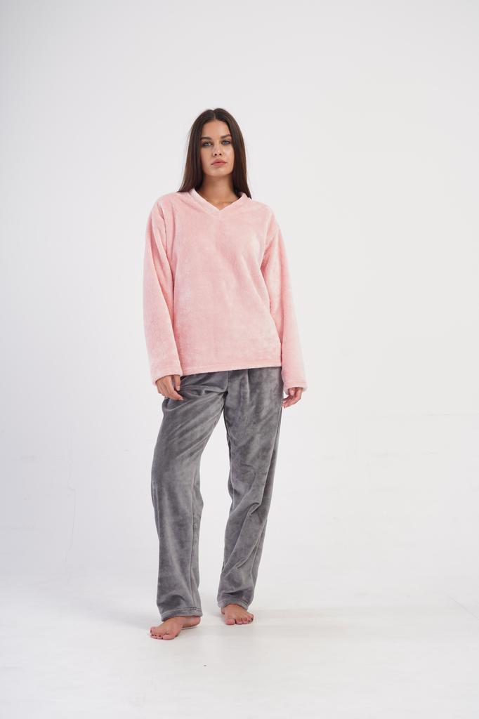 Women's Pyjamas Vienetta Soft Warm Fluffy Comfortable Long Trousers