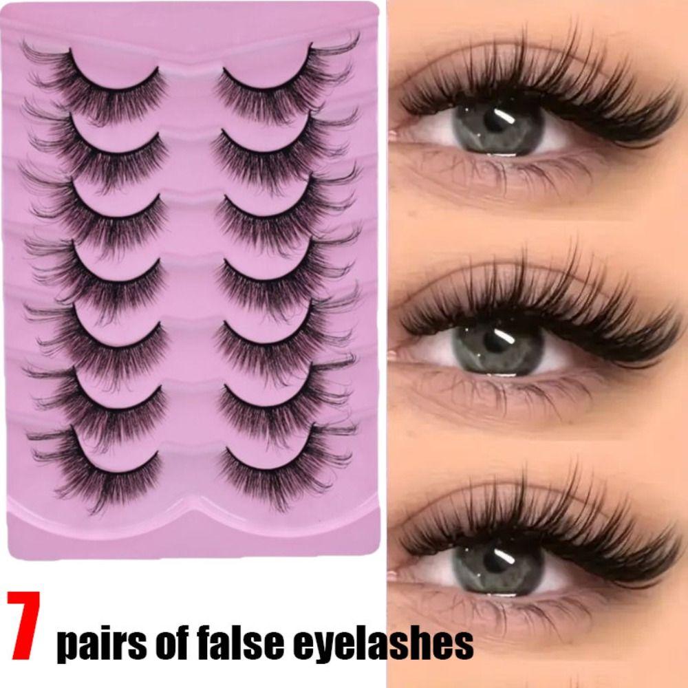 Eye Elongated Fake Lashes Winged End Faux Mink Lashes Manga Lashes Cat Eye False Eyelashes Cosplay