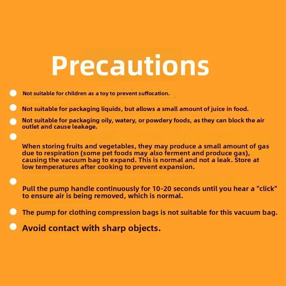 Moisture-Resistant Filament Vacuum Bag Kit Sealed PLA ABS PETG Vacuum Bag  3D Printing Accessories
