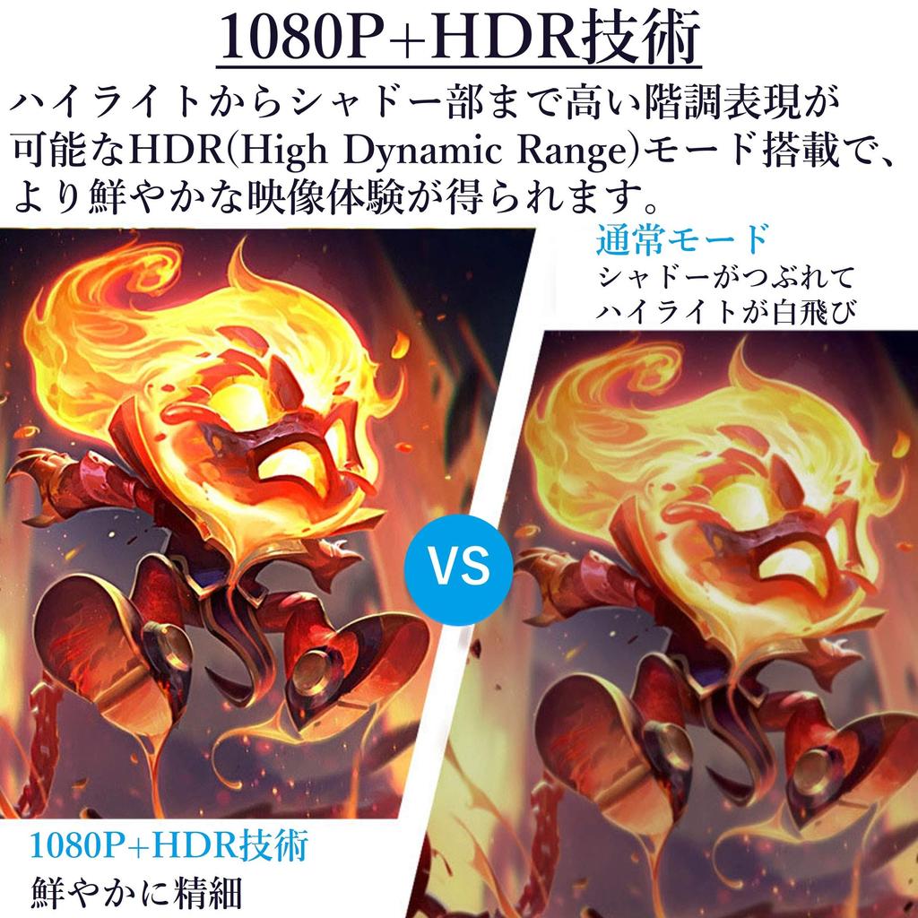 YAMAZEN Mobile Million Japanese Blue Light IPS Game Mode with and Slim and Lightweight QMM-133 Monitor, 13.3-inch, 1080P, 16.7 Colors, Design,