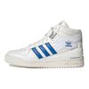 adidas Forum Mid Λευκό Μπλε Πουλί Unisex Αθλητικά Παπούτσια Cloud-White Μεταλλικό Χρυσό Σόλα Καουτσούκ GX1021