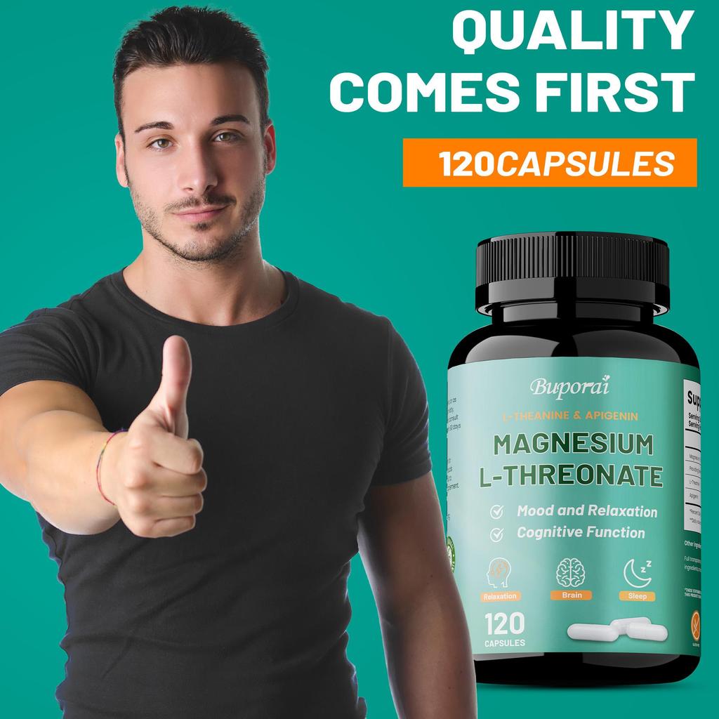 Buporai L-threonate Magnesium Supports Mood, Relaxation, Sleep, and Cognitive Function.