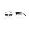 Kenzo Full Frame Design Acetate Oval Sunglasses Unisex sunglasses Black KZ40160I4901B