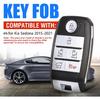 Keyless Entry Remote 6 Buttons Proximity Key Fob Replacement for Kia Sedona 2015 2016 2017 2018 2019 2020 2021(FCC:SY5YPFGE06 P/N:95440-A9300 ID47