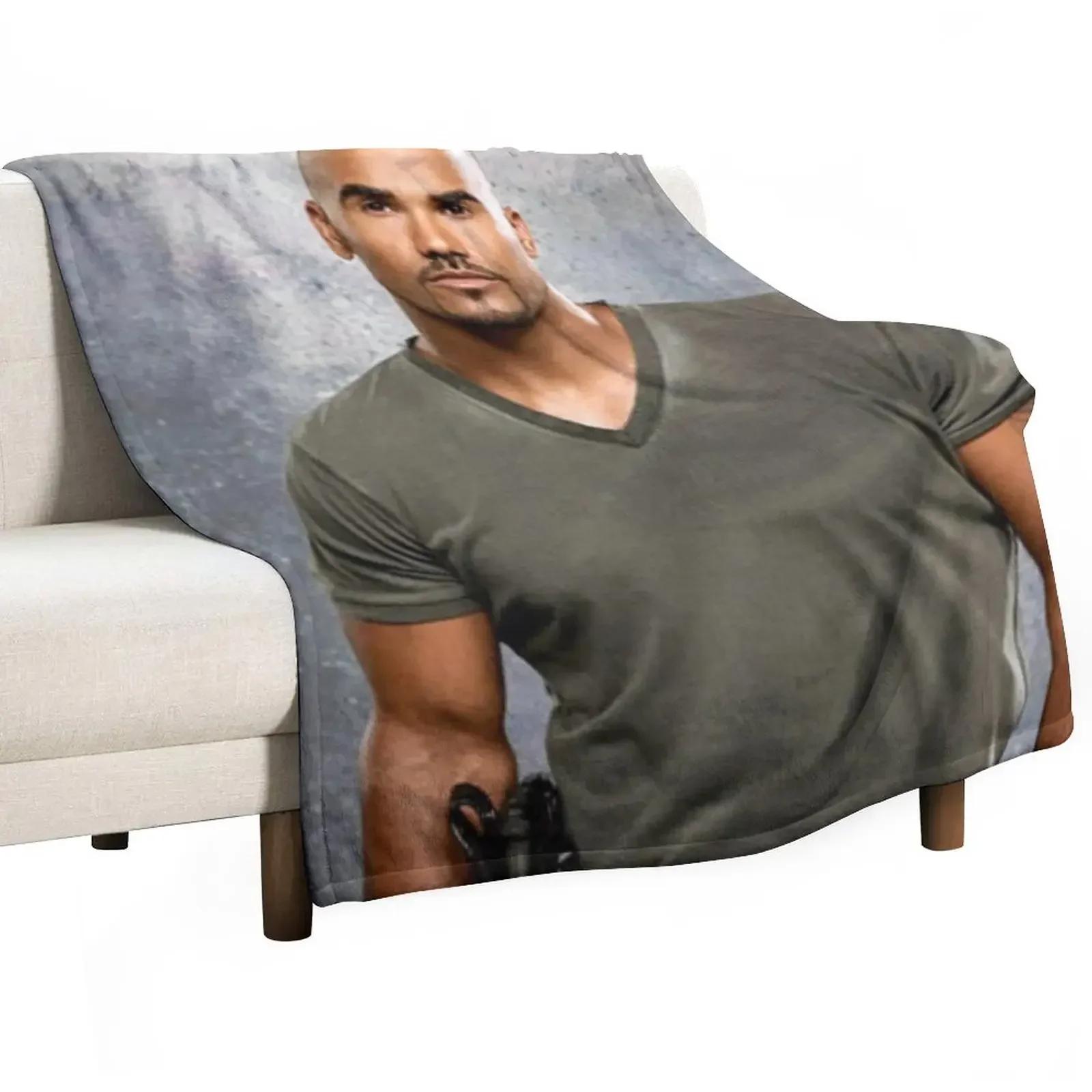 shemar moore Throw Blanket Sofas Soft Big Blanket 75X95CM