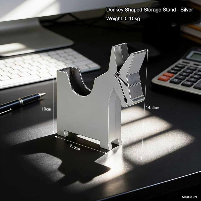 Creative Horse Note Holder Storage Box Animal Shaped Storage Stand Student Desktop Office High-Value Storage Decoration Ornament