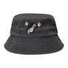 Cappello a secchiello felice con talpa per donna, Cappello da sole da spiaggia, alla moda, leggero, per esterni, Berretti unisex, Copricapo