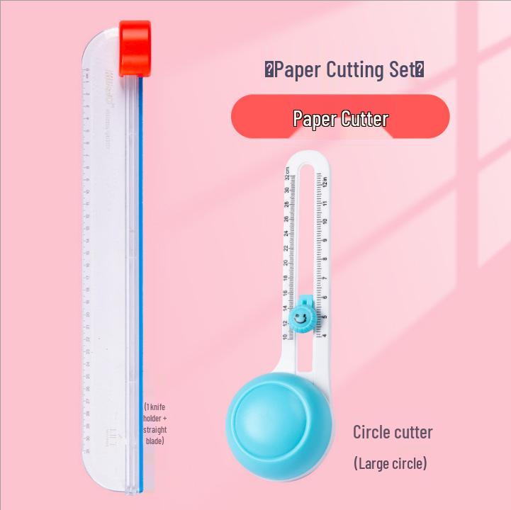 Multifunctional Paper Trimmer: Four-in-One Journal & Utility Knife Cutter for Office and Craft.