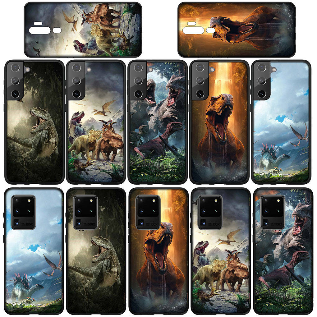 Phone Case for Samsung Galaxy S25 S24 S23 iPhone 16 15 Xiaomi Redmi Note 14 13 12 16E X 11 Pro Max OPPO Moto Huawei P30 A14C A06Cartoon Dinosaur Cover