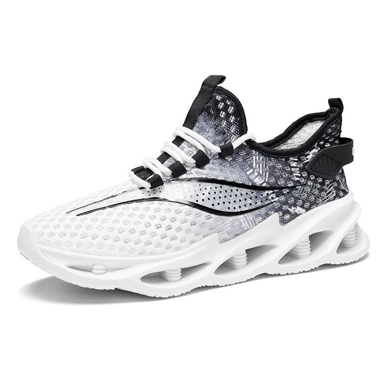 2025 summer breathable large mesh casual shoes hollow men's shoes versatile men's running shoes flying woven mesh shoes sports shoes