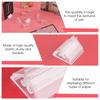 24/48Pcs Mini Clear Stands Place Card Holders Table Number Stands Card Base Stand for Table Photos Games Wedding Party Decor