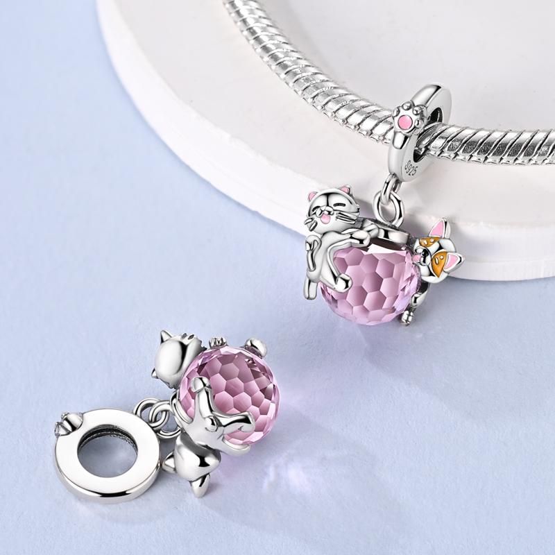 Charms Copper Heart Snail Charms Pendant Beads Jewelry Fit Original Bracelet Necklace For Women Diy Gift