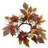 Thanksgiving Wreath Halloween Dark-Style Candle Wreath Candle Holder Wreath Halloween Decorations Table Top Decorations