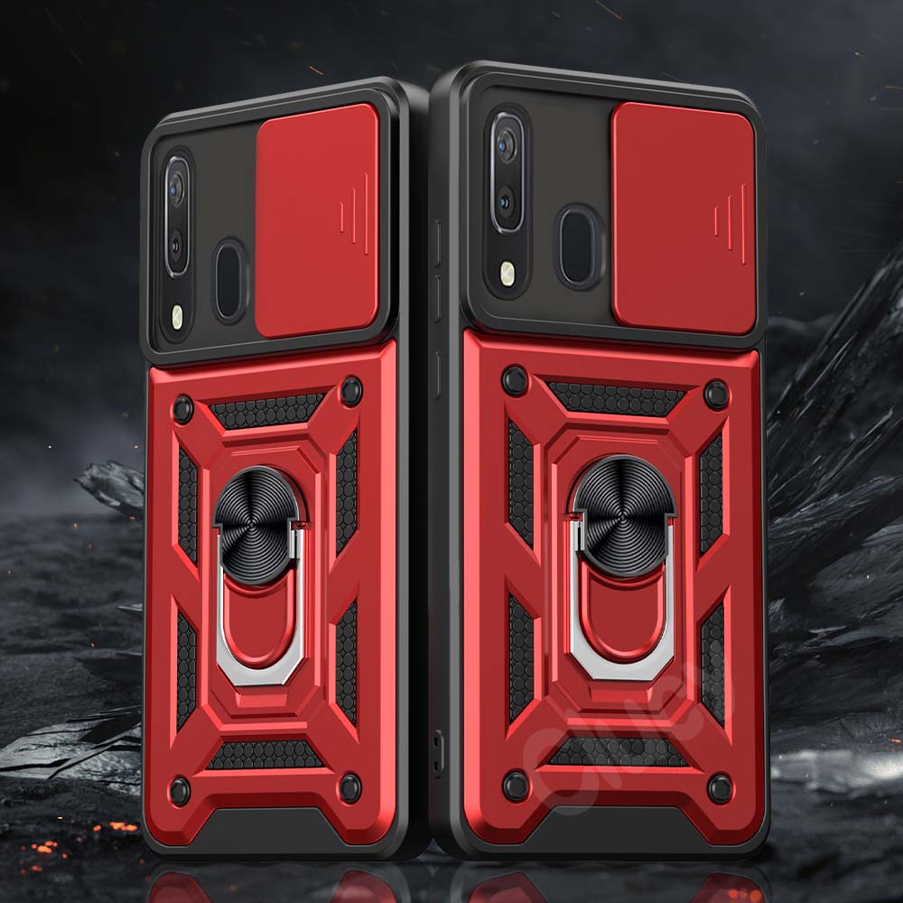 Shockproof Armor Case For Samsung Galaxy A50 A30 A20 A73 A72 A53 A33 A13 A21S A31 A32 A22 Car Magnetic Holder Ring Protect Cover