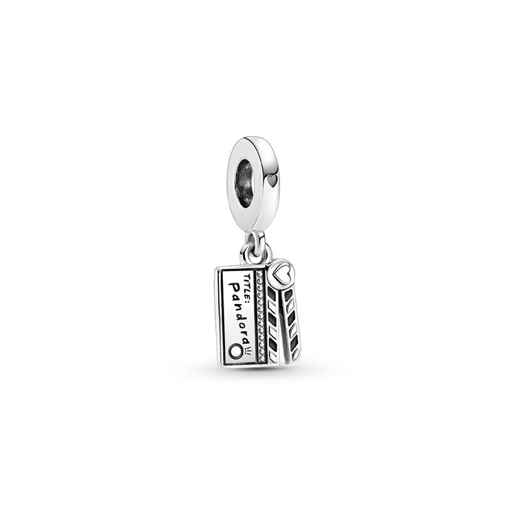 

Pandora Movie Clapperboard Pendant Men Accessories 799423C01 Box,F,Silver