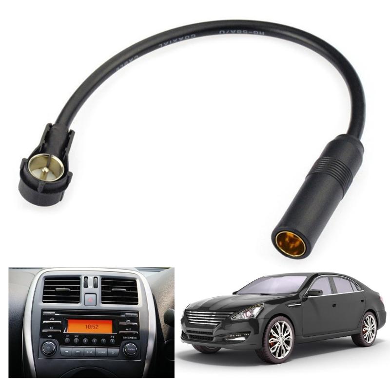 In Dashboard Receiver Antenna Connector Adapter Cable Cord, 30cm Extension, Male To Female Suitable for Navigation Units