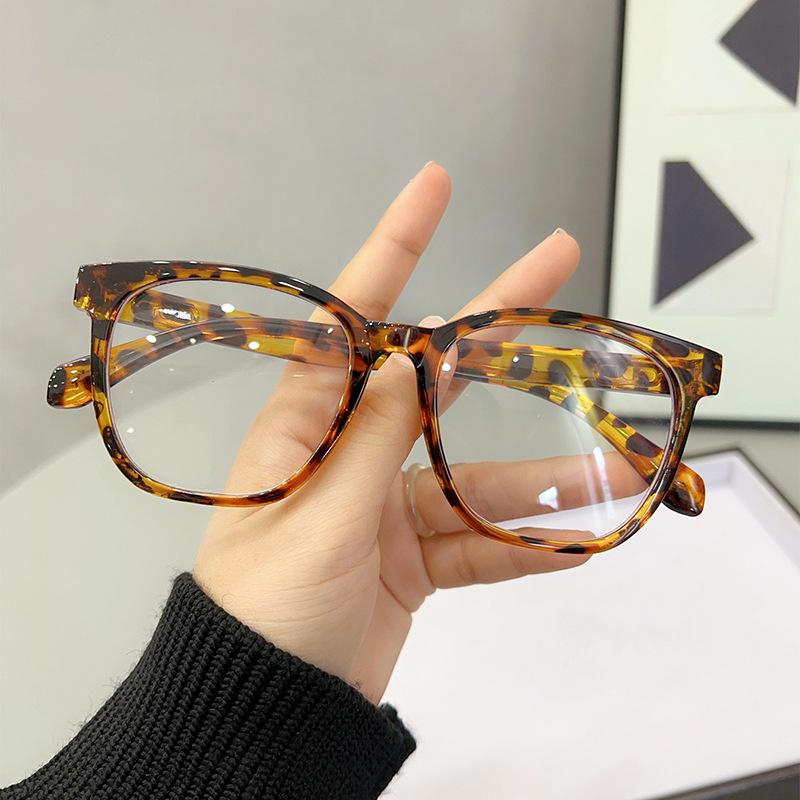 3Pcs Square Blue Light Blocking Men Glasses Gaming  Matte Black Anti Ray Eyeglasses Computer Transparent Fashion Eyewear