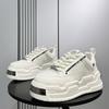 Fashion Red Platform Shoes For Man Punk Original Men's Sneakers Breathable Lace-up Summer Casual Sneaker Man Skateboard Shoes