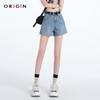 ORIGIN Women's 2026 High-Waist A-Line Denim Shorts