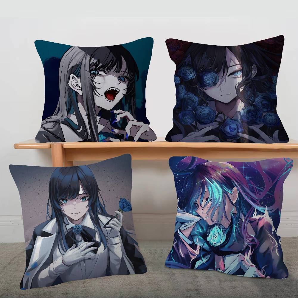 Singer Ado Cute Cartoon L Game Cushion Cover Pillowcase Upholstery Sofa Throw Pillow Home Decor Pillowcas