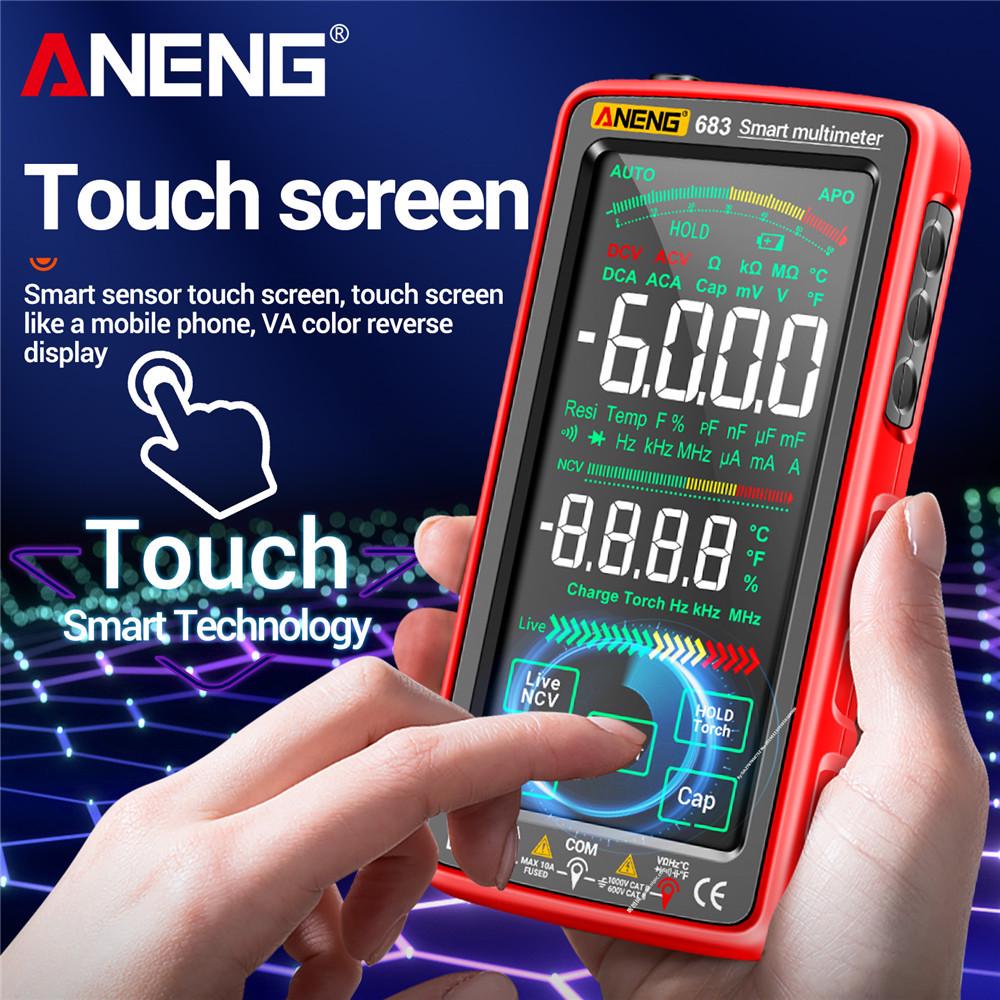 High-Precision Smart Rechargeable Digital Multimeter with Anti-Burn and Auto-Function Features