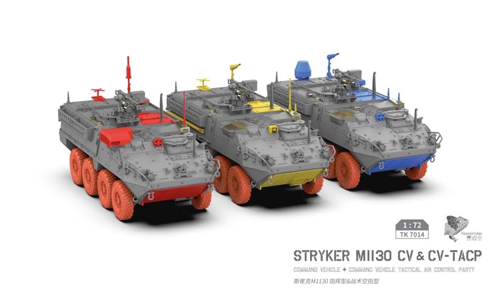 Border Models Stryker M1130 CV Plastic Model Kit TK7014 1/72 & CV-TACP 1+1 (Combat Vehicle)