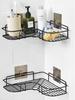 Wall-Mounted Corner Bathroom Shelf - Toilet Vanity Storage Rack