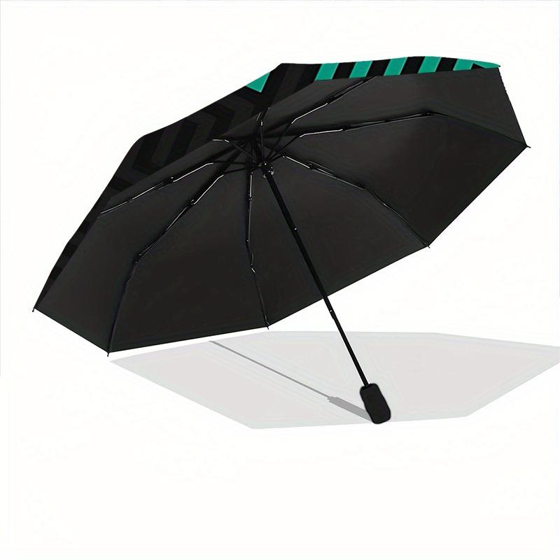 1pc Labyrinth Maze Automatic Open 8-Rib Windproof Umbrella, Travel & Commuting, Suitable for All Seasons