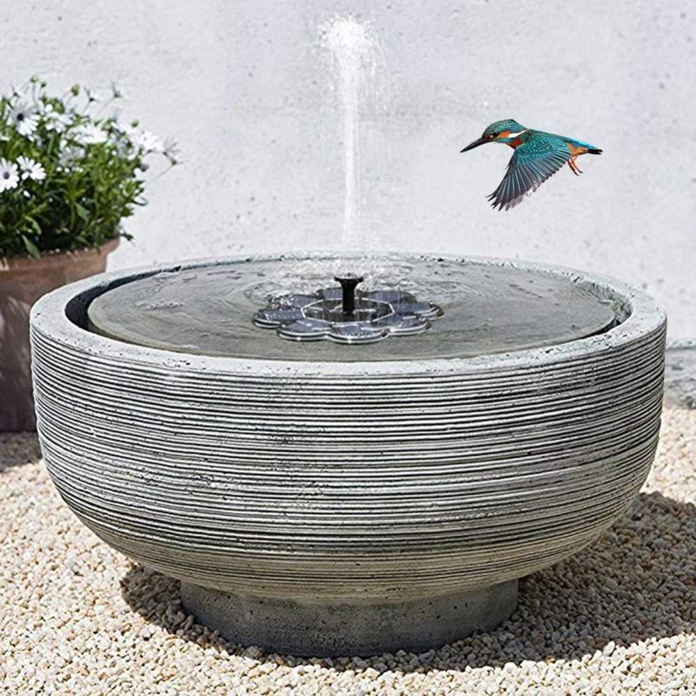 Energy Saving Solar Powered Pump Floating Solar Water Fountain Aquarium Bird Bath Fountain Pond