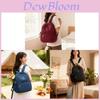 Nylon Oxford Canvas Backpack For Women With Zipper Closure And Inner Pockets For Daily Use