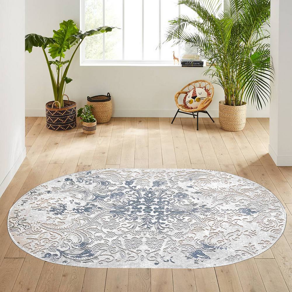 

Mosimoso Home RC1363 Ковер с принтом на подошве в горошек 100x100 cm
