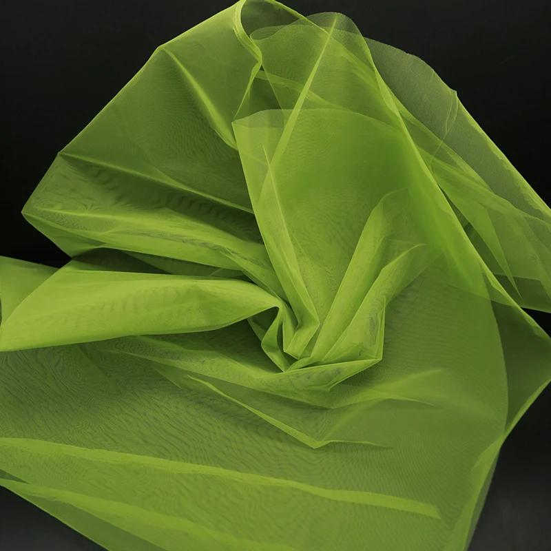 100x160cm Hard Tulle Mesh Fabric for DIY Wedding Dress Skirt Yarn Cloth Decoration Fabric by Per Meter Polyester Stiff Mesh