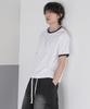 Jikeulib Essential Round Neck Semi-Crop Ringer Short Sleeve T-Shirt 2 Colors