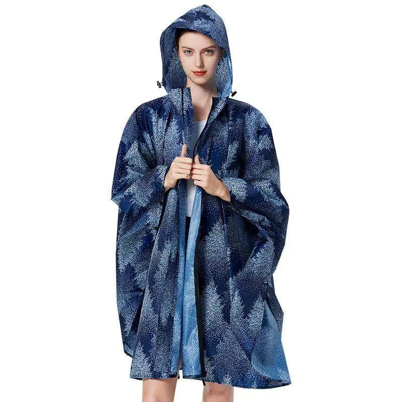Große Größe Damen Farbverlauf Regenmantel Leichter Regenmantel Poncho Damen Wasserdichte Umhänge Regenmäntel Erwachsene C… Mehr