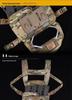 CS Tactical Camouflage Folding Navigation Board Molle Carrier: Universal Vest-Style Mount for Phone & Accessories