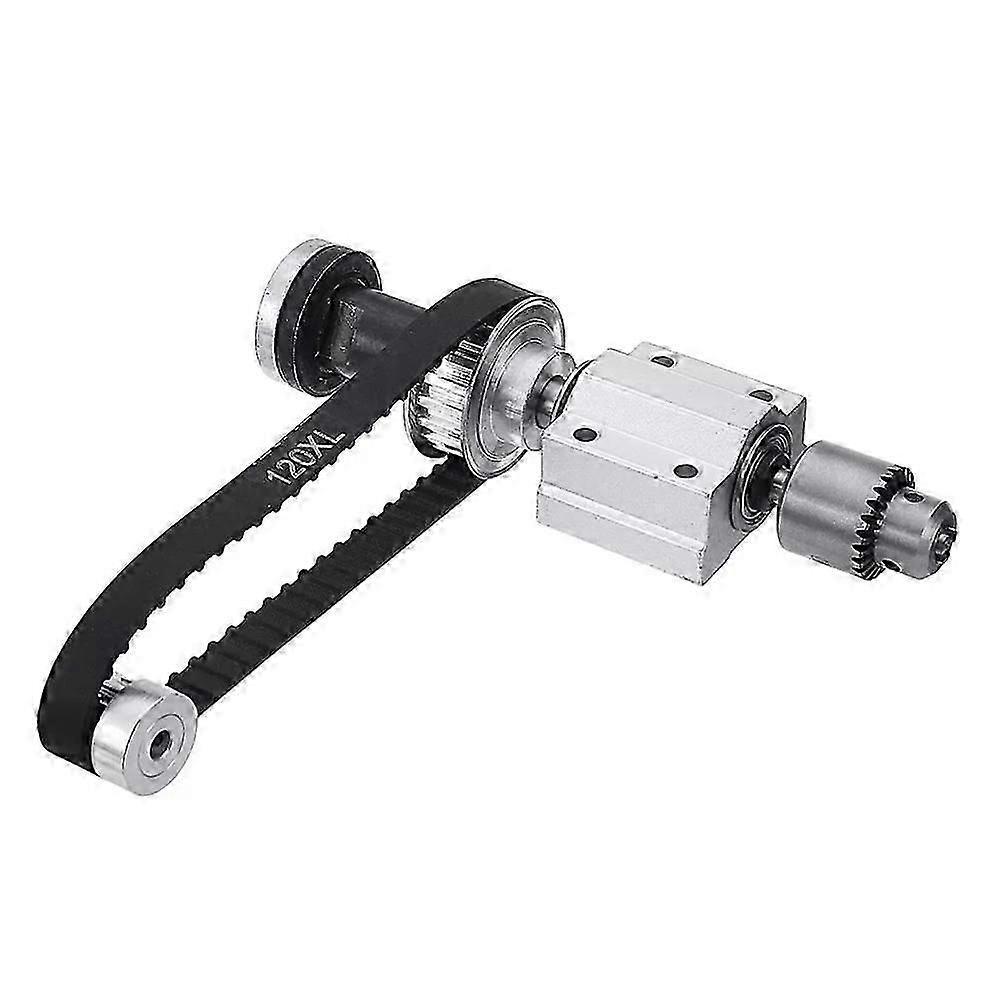 No Power Spindle Drill Chuck Lathe Assembly Trimming Belt Woodworking Cutting