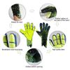 1 Pair Rubber Kids Goalie Gloves Anti-Slip Goalkeeper Gloves Latex Goalkeeper Gloves   Play Football