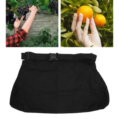 Durable Oxford Cloth Fruit Picking Bag Foldable Washable Harvesting Apron Reusable Heavy Duty Fruit Storage Pouch For Garden