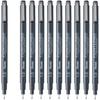 Pentel Su Bazlı Kalem Milimetrik Uçlu Liner 1.0mm Siyah 10 Adet S20P-10AD (10)
