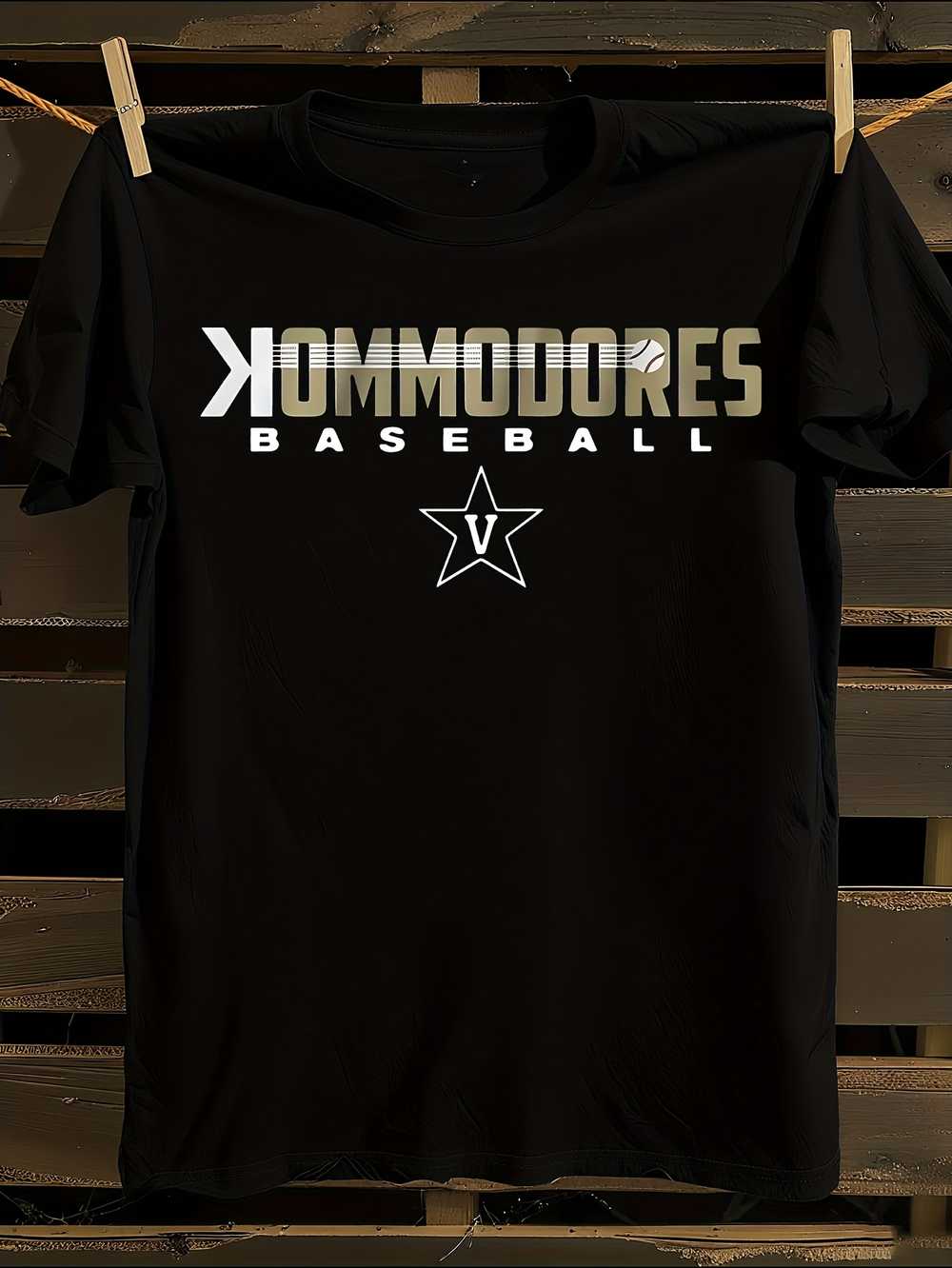 Футболка с логотипом Vanderbilt Commodores Мужская футболка Женские футболки с принтом букв Футболка с коротким рукавом Повседневная уличная футболка Топ XXL