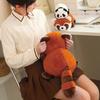 Yousheng Reversible Red Panda Plush Toy Soft Stuffed Animal for Kids Cuddling Companion Lightweight Decorative Pillow Gift for Birthday Christmas Play