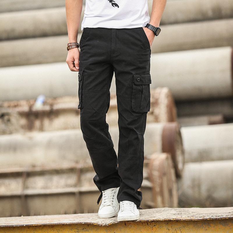 

Men s Plus-Size Loose Cuffed Sports Pants - Casual Spring Trousers 36
