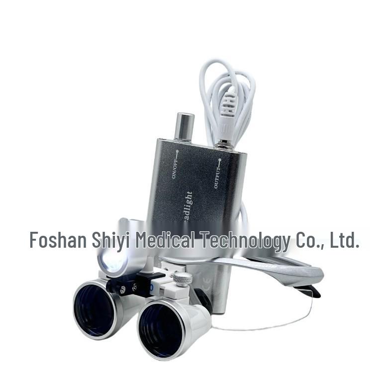 LED Headlight Dental Magnifier 2.5x for ENT Examination