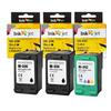 Pack 3 cartouches compatibles HP 336 &amp; 342 - 2x noir + 1x couleur pour DeskJet/OfficeJet/PhotoSmart/PSC