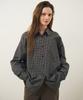 AAU Relaxed Check Shirt_Black