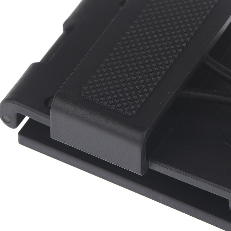 Radio Belt Clip Holder Radio Carry Holster Plastic Compact Secure Black Anti Slip For Law Enforcement Duty Belt