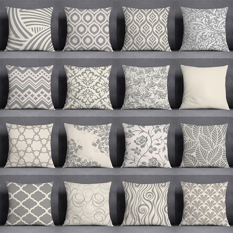 Geometric Color Pillowcase Home Decoration Pillowcase Square Pillowcase Home Office Decoration Cushion Cover