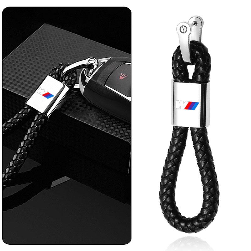 Metal Car Key Chain Key Ring Key Lanyard Car Emblem Styling For BMW M E34 E36 E60 E90 E46 E39 E70 F10 F20 F30 X5 X6 X1 DZ0