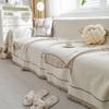 Fish Print Blanket Single Four Season Chenille Sofa Cover Dust Anti-cat Scratch Protection Cover Sofa Leaf Blanket Mat